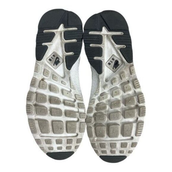 Nike Air Huarache Run Ultra Women Sneakers Size 7.5 Gray White 819151-006 - Picture 9 of 11